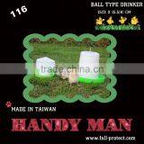 116 Plastic Ball Type Chicks Drinker thumbnail-3