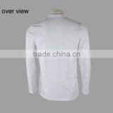 Free Sample Long Sleeves 100% Cotton Screen Printing Plain White Tee Shirt thumbnail-4