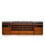 Buffet TV Modern Multi Drawers Brown Color Teak Wood Furniture, Indonesian Furniture Handmade Production thumbnail-2