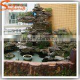 Decorative Indoor Water Fountain Fiberglass Sculpture Garden Water Fountain Landscape Garden Fountain thumbnail-3