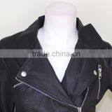 2016 Wholesale Women Motocycle Jacket Cool Fashion PU Leather Jacket for Women thumbnail-4