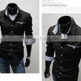 Retail Wholesale Man Shirts China Gold Supplier Shirts Fashion Casual thumbnail-1