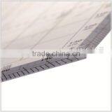 Kearing Clear Plastic 2mm Thick Aviation Sqaure Protractor Nautical Miles 1/500000 #KPP-1 thumbnail-2