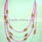 Multi String Bead Necklaces thumbnail-1