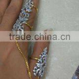 Double CZ FINGER Ring Adjustable thumbnail-1