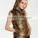 Custom Latest Design Winter Sexy Women Faux Fur Coat thumbnail-6