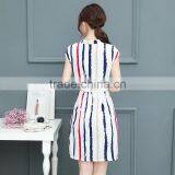 Maxnegio Latest Designs Digital Print Chiffon Ladies Casual Dress thumbnail-2