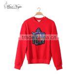 Fashion Sweatshirt Embroidery Coat Red for Custom Sweatshirt