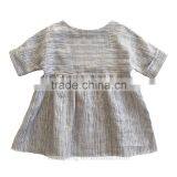 High Quality Kids Clothing Frock Design Girls Dress Names With Pictures Children Clothes Summer Linen Dress thumbnail-1