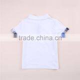 Boys Gender Knitting,Plain Dyed Children Polo t Shirt the Sleeves With Lace thumbnail-5