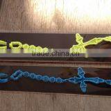 Heart Lock and Key Lace Bracelet Cheap Lace Bracelets Custom Design Lace Bracelet Woven Lace Bracelet thumbnail-4