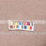 Men's Ribbed Embroidery Applique Diamond Jacquard Design Pullover Sweater thumbnail-3