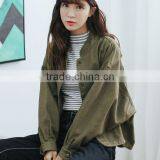 Zm35733a New Design Girls Coat Casual Sports Jean Jacket Wholesale thumbnail-3