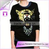 Fashion Without Hood Long Sleeve Animal Print Hoodies thumbnail-1