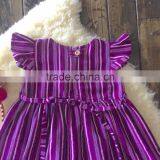 Girls Boho Flutter Sleeve Lace Cotton Dress thumbnail-3