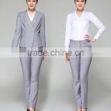 Juqian Custom High Class Factory Price Winter Season Manufacturer China Fashion Colors Airline Stewardess Uniforms Wholesale thumbnail-6