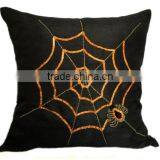 Spider Pillow Cover Spider Web Pillow Pop Art Halloween Decor Pillows Black Orange Pillow Cartoon Pillows Boys Room Decor thumbnail-5
