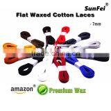 Professional Field Boot Shoes Wax Flat Reinforced Laces for Chukka Desert Boot - Amazon Supplier - Accept Custom - Blue thumbnail-4