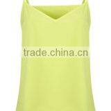 New Green Silk Fabric Ladies One Piece Camisole thumbnail-1