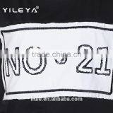 Sports Style Latest 2015 Summer Elegant Shirts for Ladies With Paillettes Decoration thumbnail-5