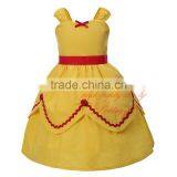 Halloween Costume Yellow Flower Girl Dresses thumbnail-1