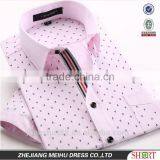 Latest Fashion Print Dobby Short Sleeve Man Casual Shirt thumbnail-3