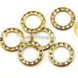 5 Colors 22mm Big Round Metal Brass Rhinestone Eyelets Crystal Diamond Grommets Glass Eyelets RE-22mm thumbnail-6