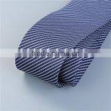 Wholesale Polyester Necktie Black & White Stripe Custom Tie thumbnail-2