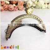 8.5cm Hello Kitty Handmade Metal Handbag Handle Clutch Purse Frame thumbnail-5