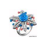 Sell 925 Sterling Silver Ring Studded With CZ Stone thumbnail-1