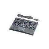 OEM High-pure Stainless Steel Left/right Click Buttons Industrial Keyboard With Touchpad