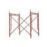 Painted Q235 / Q345 Steel Movable Scaffolding System in Red , Blue thumbnail-1