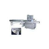 High Efficiency Flow Pack Machine , Biscuit / Chocolate / Bread Pillow Packing Machine