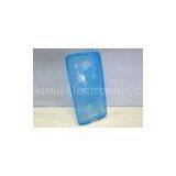 Transparent blue case for HTC X920D Butterfly phone case , HTC Cellphone Cases