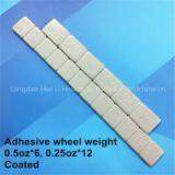 Plastic coated Fe adhesive wheel balance weight