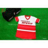 Red Color Youth Baseball Jersey Top Uniform Shirts thumbnail-1