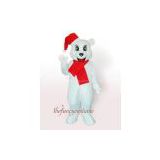 Fur Lovely Cook Bear Mascot Costume Christmas Party Dress