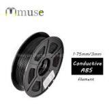 Black 1.75mm 3mm Conductive ABS Filament 0.5kg/Roll