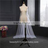2017 Wholesale New Grance Long Bridal Wedding Veil Long Tulle Wedding Veils HL18 thumbnail-1