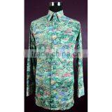 Fancy Retro Designs Long Sleeves Shirts Casual Floral Prints Dancing Cowboy Shirts Button Downed Custom Labelled Hawaiin Shirts thumbnail-6