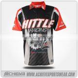 Sublimation Custom Cheap Wholesale Team Racing Polo Shirts thumbnail-3