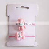 Good Fashion Pink Platsic Bowknot Hair Band Elastic for Kids thumbnail-1