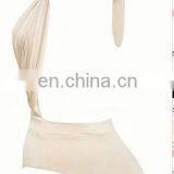 CHAMPAGNE SILKY JERSEY HALTER BODY TOP thumbnail-3
