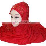 2017 Stole For Casual Party Wear / Fashionable Embroidery Scarves Designs Headscarf / Stretchable Hijab Dupatta thumbnail-3