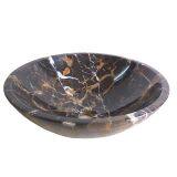 Above Counter Marble Basin Natural Marble Washbasin Stone Basin Bathroom Basin Round Basin Round Wash Bowl thumbnail-2