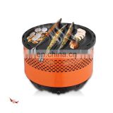 ODM OEM cool rolled steel and plastic Korean Style Smokeless Portable barbecue with bbq accessory