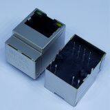 Ingke YKJV-3020L 100% Cross 7499010122 Vertical Single Port 100 Base-T Magnetic RJ45 Connectors thumbnail-1