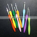 Knitting Tool Sweater Needle New Color Plastic Handle Aluminum Crochet Fingerprint Handle Needle Hooks thumbnail-5