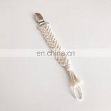 Wholesale Custom Crochet Rope Baby Pacifier Clip Chain thumbnail-4