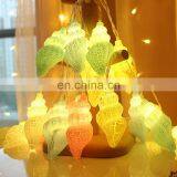 Battery Operated 3D Crack Conch Fairy Led String Lights For Children Room Decoration